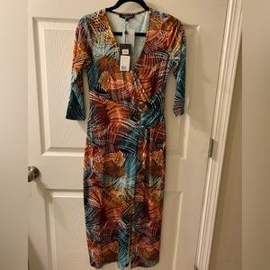 ILSE JACOSEN Printed Long Dress with Tags
